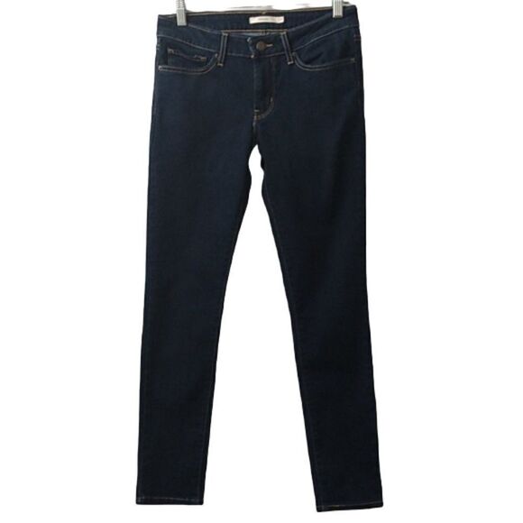 Levi's Denim - Levi's 711 Skinny Jeans Dark Blue Stretch Denim Size 27 Brand NEW